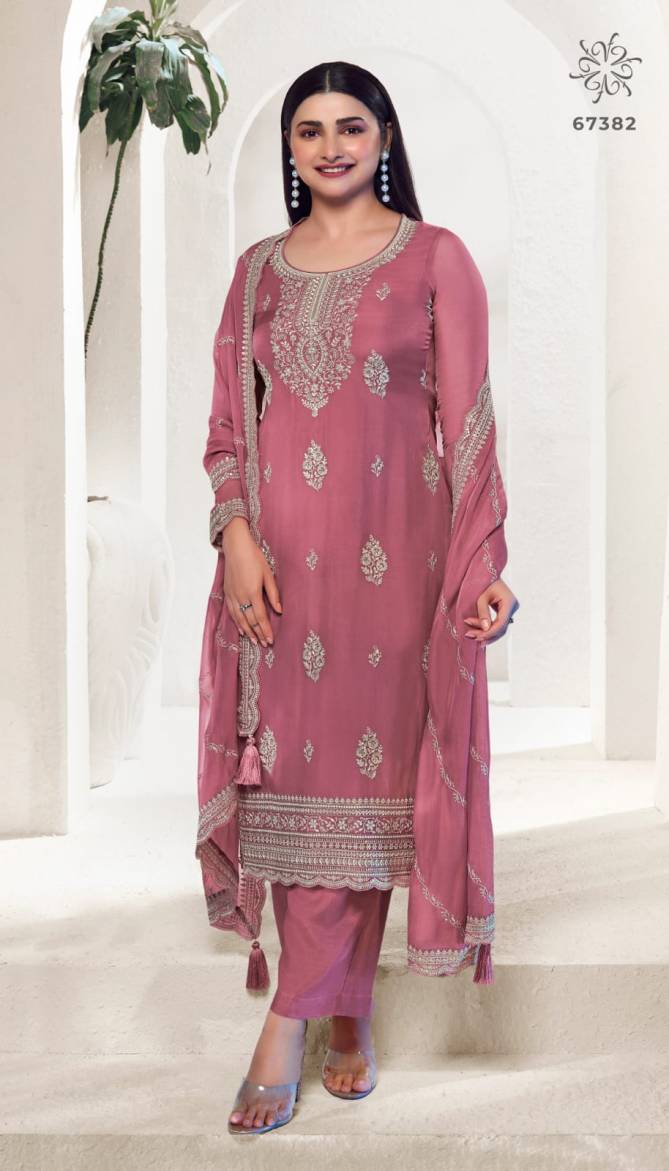 Chakori By Vinay Kuleesh Hit list Organza Embroidery Designer Salwar Suits Wholesalers In Delhi
